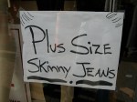 plus size skinny&nbsp;jeans